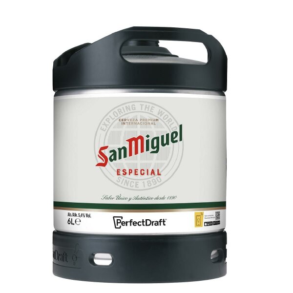 San Miguel Perfect Draft fût de 6 litres
