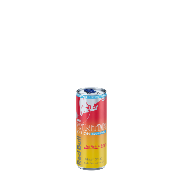 Red Bull Winter Edition 2025 Fuji-Apfel & Ingwe Sugarfree 250 ml