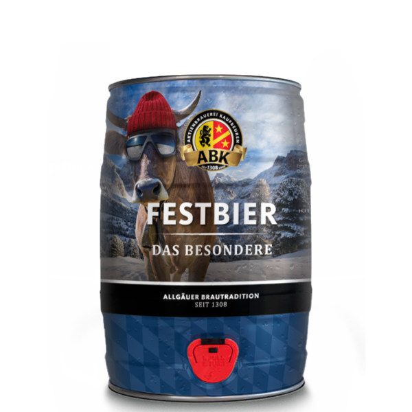ABK Festbier Das Besonderes (La bière spéciale) Fût de 5 litres / Partyfass