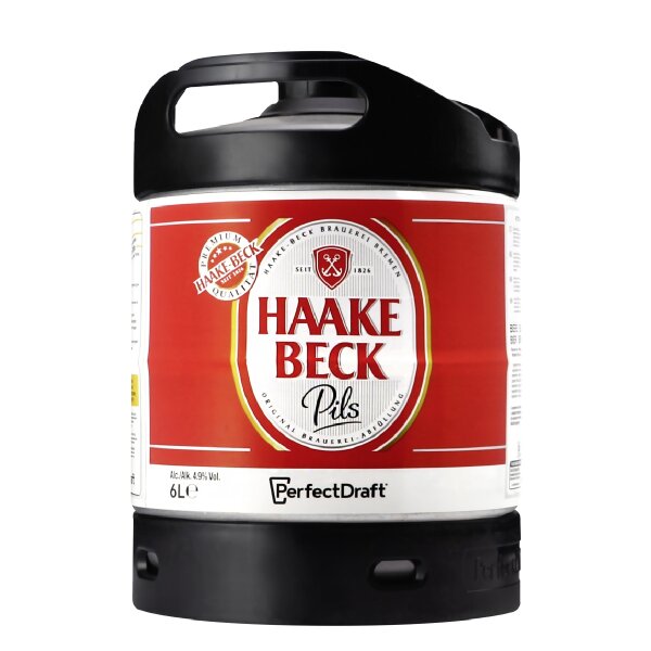 Haake Beck Pils PerfectDraft fût de 6 litres