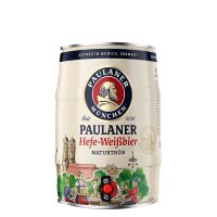 Paulaner Hefe wheat beer 5 liter keg / party keg
