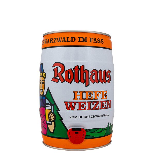 Rothaus Hefe Weizen 5 Liter Fass / Partyfass