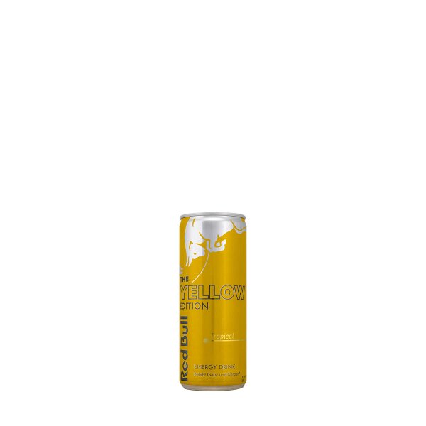 Red Bull Energy yellow Edition Tropical 250 ml deposit disposable