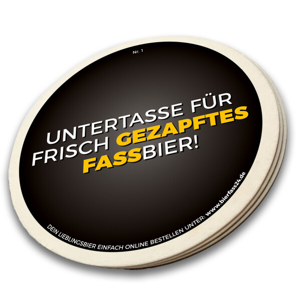 Sous-bock bière Bierfass24 n° 1 – lot de 10