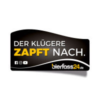 Bierfass24 Beer Sticker – The Clever One Pours Another